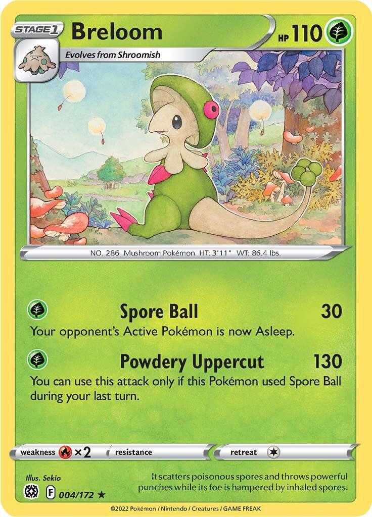 004/172 - Breloom Reverse Holo - Brilliant Stars - Pokemon TCG