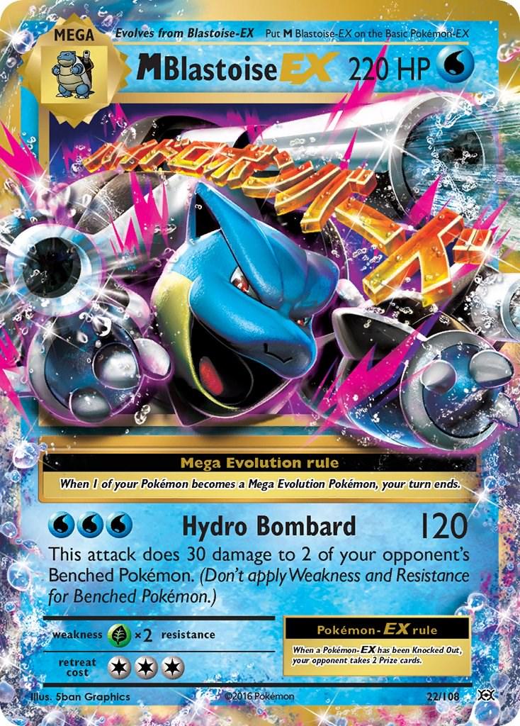 022/108 - M Blastoise Ex - Evolutions - Pokemon TCG