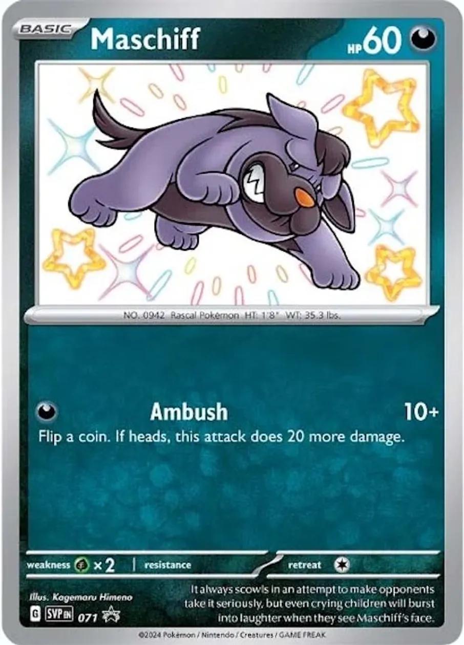 Maschiff 071 Black Star Promo - Scarlet & Violet - Pokemon TCG