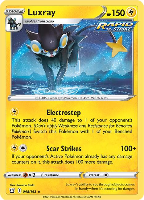 048/163 - Luxray Reverse Holo - Battle Styles - Pokemon TCG