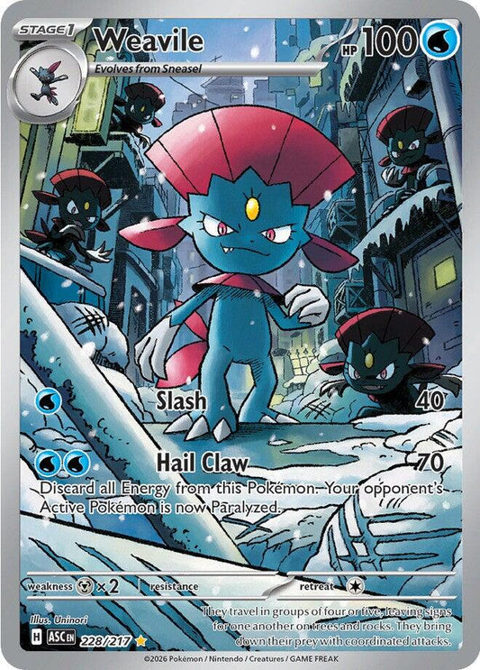 228/217 - Weavile - Ascended Heroes - Pokemon TCG