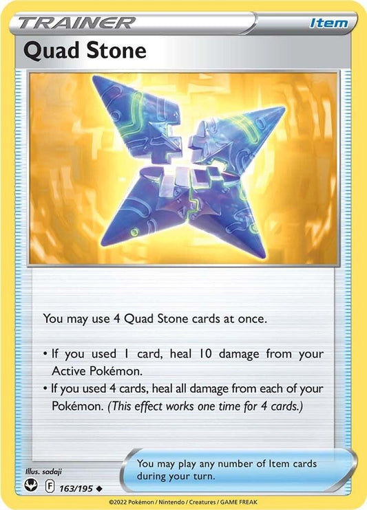 163/195 - Quad Stone Reverse Holo - Silver Tempest - Pokemon TCG