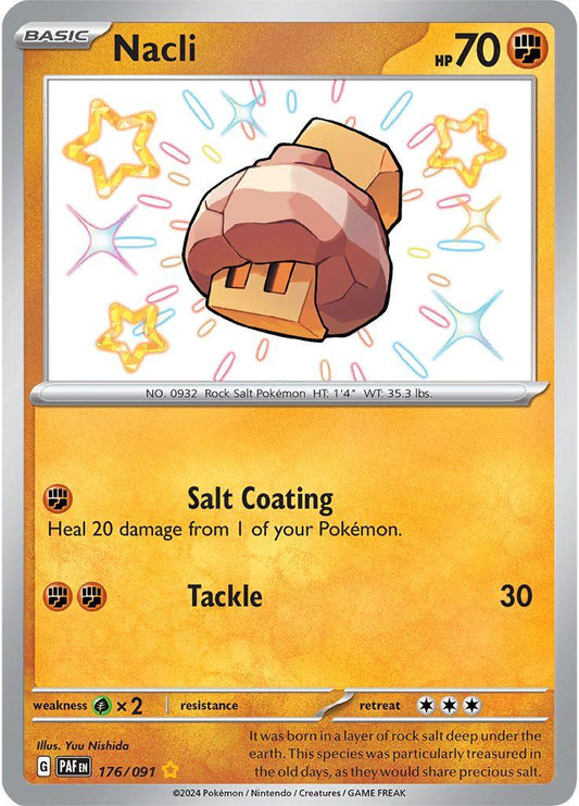 176/091 - Nacli Baby Shiny - Paldean Fates - Pokemon TCG