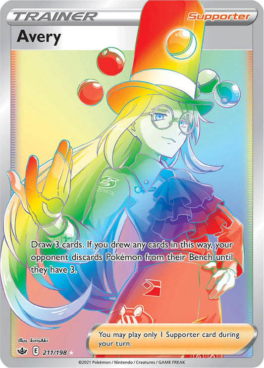 211/198 - Avery Rainbow - Chilling Reign - Pokemon TCG