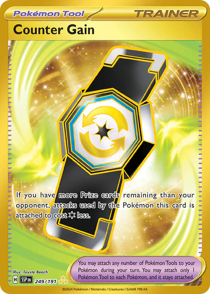 249/191 - Counter Gain - Surging Sparks - Pokemon TCG
