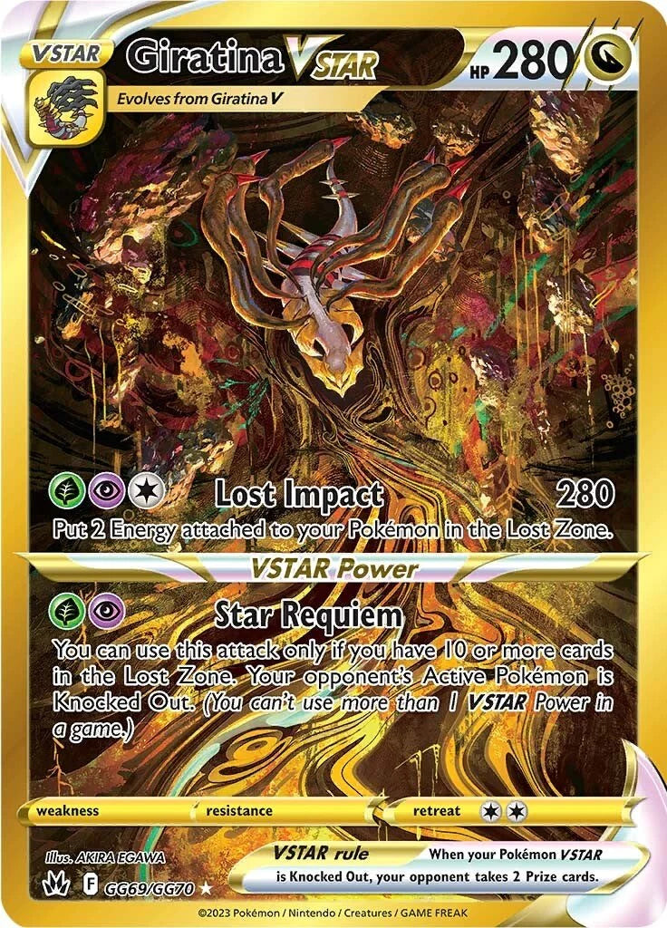GG69/GG70 - Giratina Vstar - Crown Zenith - Pokemon TCG Galarian Gallery