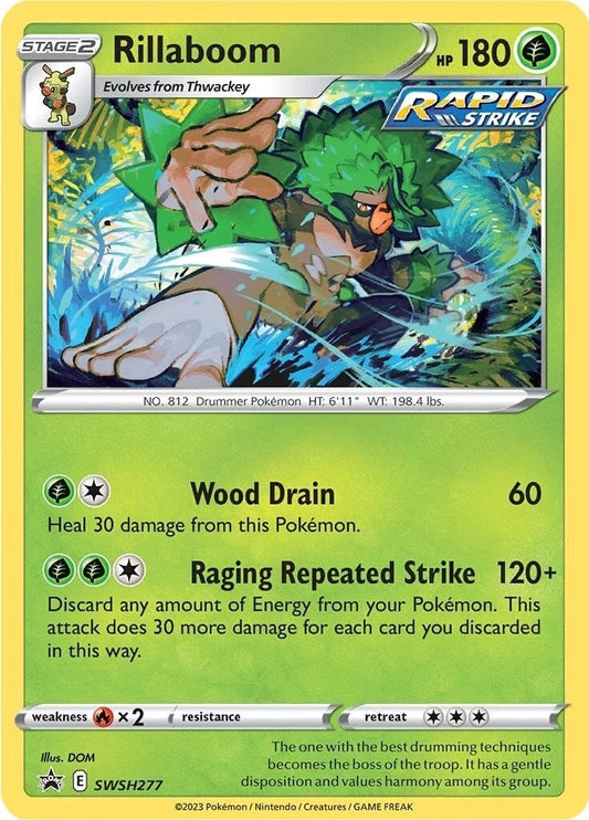 SWSH277 - Rillaboom - Pokemon TCG Black Star Promo