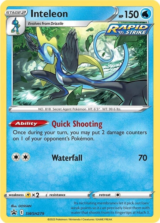 SWSH279 - Inteleon - Pokemon TCG Black Star Promo