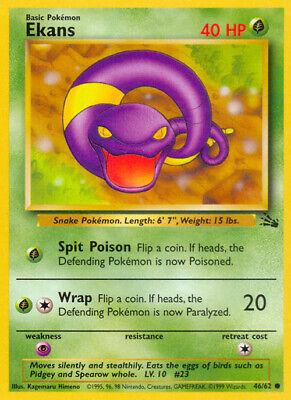 46/62 - Ekans - Fossil - Pokemon TCG