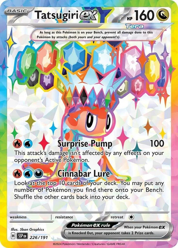 226/191 - Tatsugiri Ex - Surging Sparks - Pokemon TCG