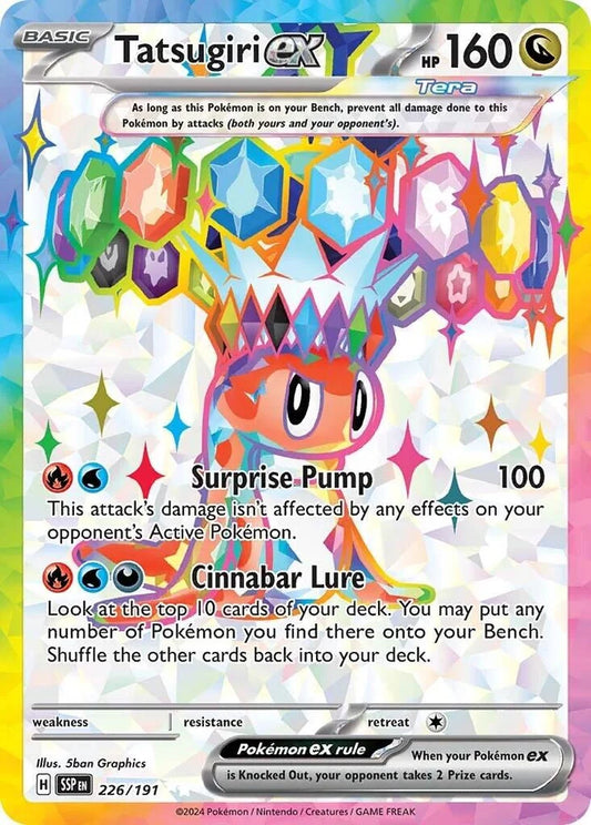 226/191 - Tatsugiri Ex - Surging Sparks - Pokemon TCG