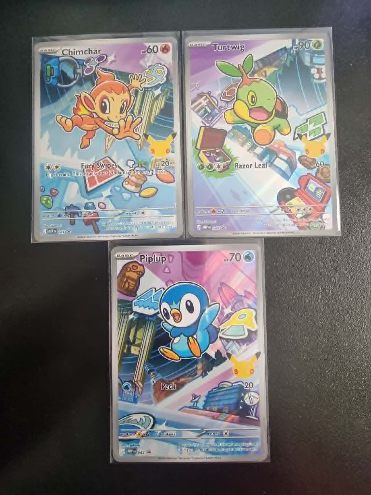 Chimchar/Turtwig/Piplup - MEP40/041/042 - Black Star Promo - Pokemon TCG
