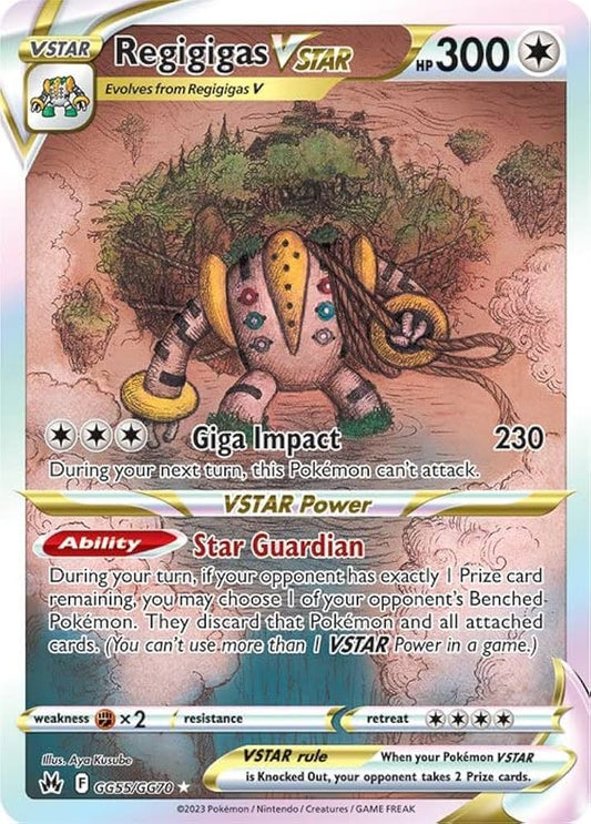 GG55/GG70 - Regigigas Vstar - Crown Zenith - Pokemon TCG Galarian Gallery