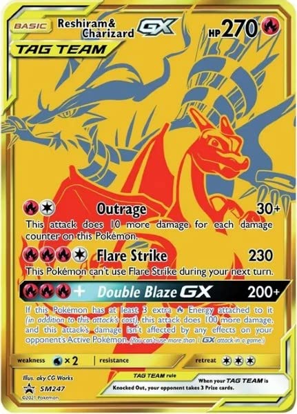 SM247 - Reshiram & Charizard GX Tag Team - Pokemon TCG