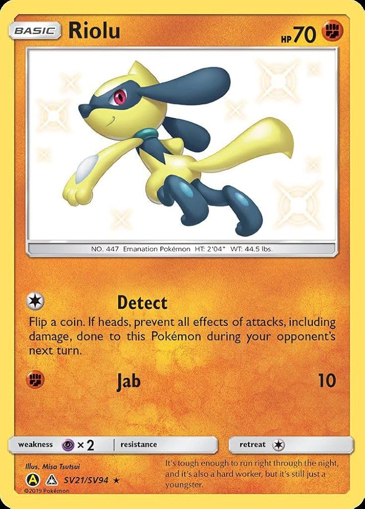 SV21/SV94 - Riolu Baby Shiny - Hidden Fates - Pokemon TCG