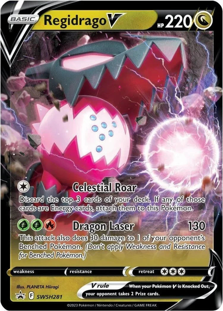 SWSH281 - Regidrago V - Pokemon TCG Black Star Promo