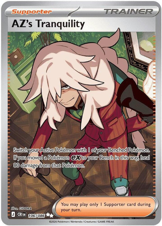 106/086 - AZ's Tranquility - Chaos Rising - Pokemon TCG