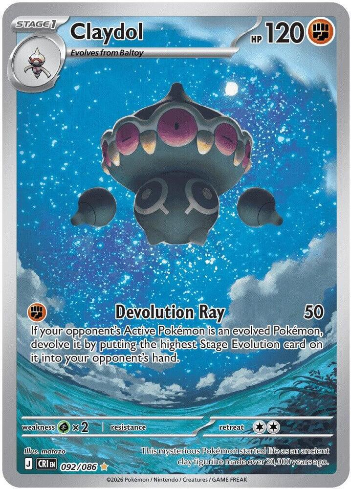 092/086 - Claydol - Chaos Rising - Pokemon TCG