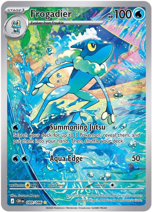 089/086 - Frogadier - Chaos Rising - Pokemon TCG