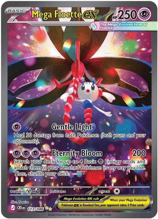 117/086 - Mega Floette Ex - Chaos Rising - Pokemon TCG