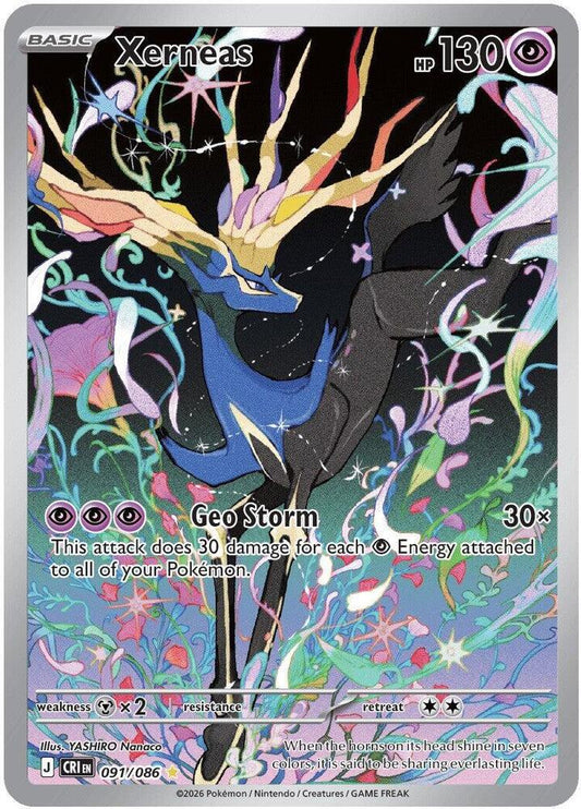 091/086 - Xerneas - Chaos Rising - Pokemon TCG