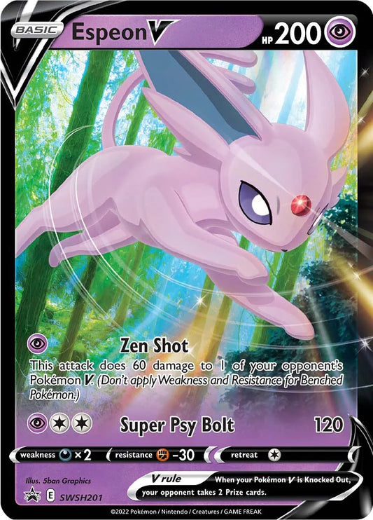 SWSH201 - Espeon V - Pokemon TCG Black Star Promo