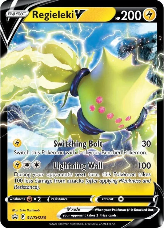 SWSH280 - Regieleki V - Pokemon TCG Black Star Promo