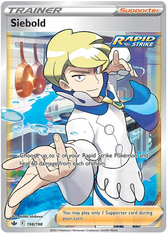 198/198 - Siebold - Chilling Reign - Pokemon TCG