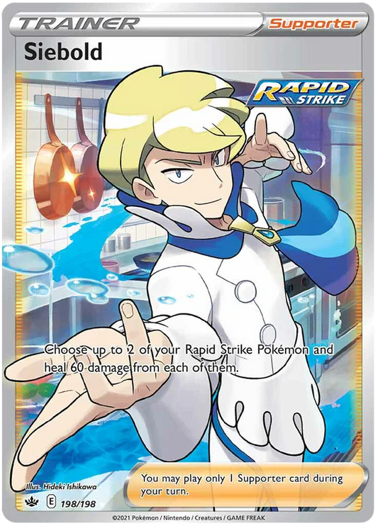 198/198 - Siebold - Chilling Reign - Pokemon TCG