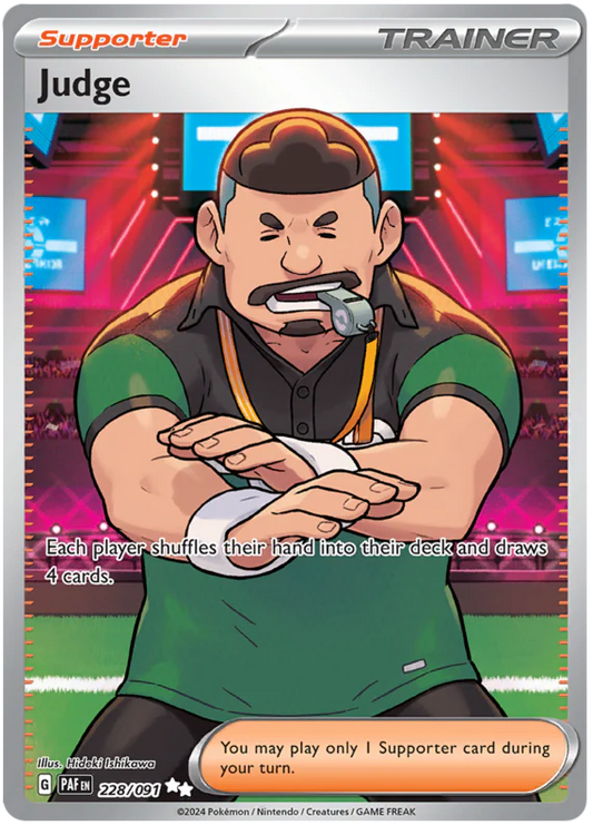 228/091 - Judge Trainer - Paldean Fates - Pokemon TCG