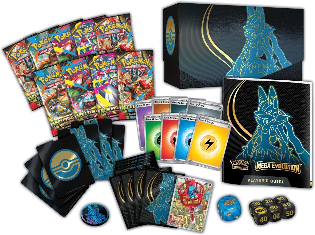 [Pre-Order Coming Soon] Mega Evolution Elite Trainer Box Mega Lucario Ex - Pokemon TCG