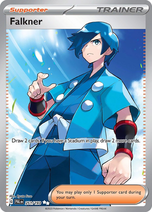 251/193 - Falkner Trainer - Paldea Evolved - Pokemon TCG