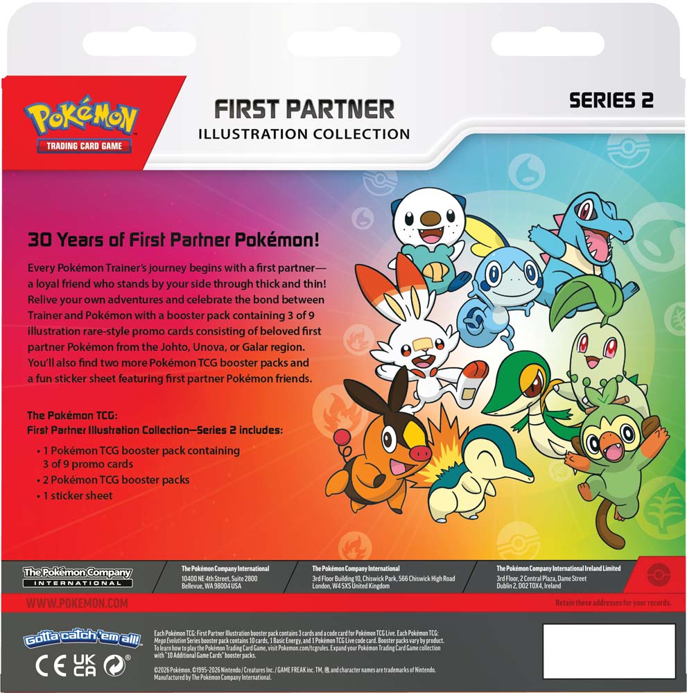 [Pre Order - ETA 19/6] First Partner Illustration Collection Series 2 - Pokémon TCG