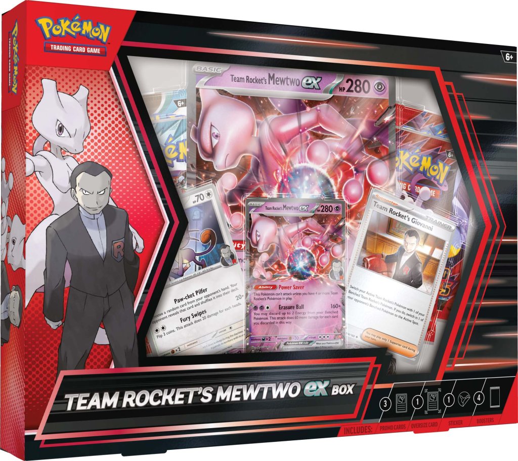 Team Rocket's Mewtwo EX Box - Pokemon TCG