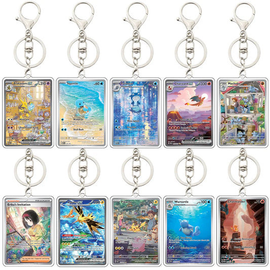 Pokemon 151 Mini Card Key Chains