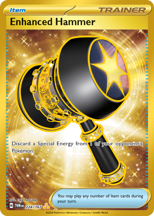 224/167 - Enhanced Hammer - Twilight Masquerade - Pokemon TCG