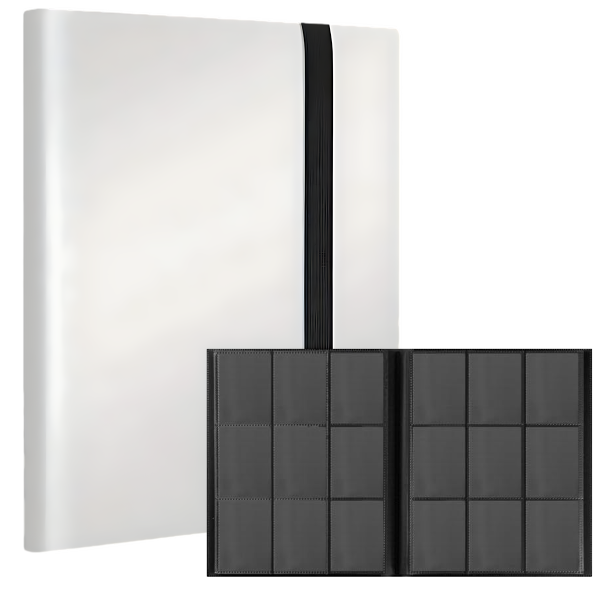 9 Pocket 360 Slot Binder - White