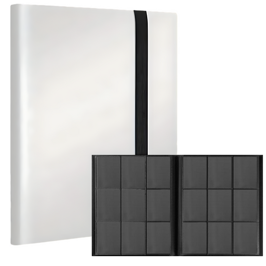 9 Pocket 360 Slot Binder - White