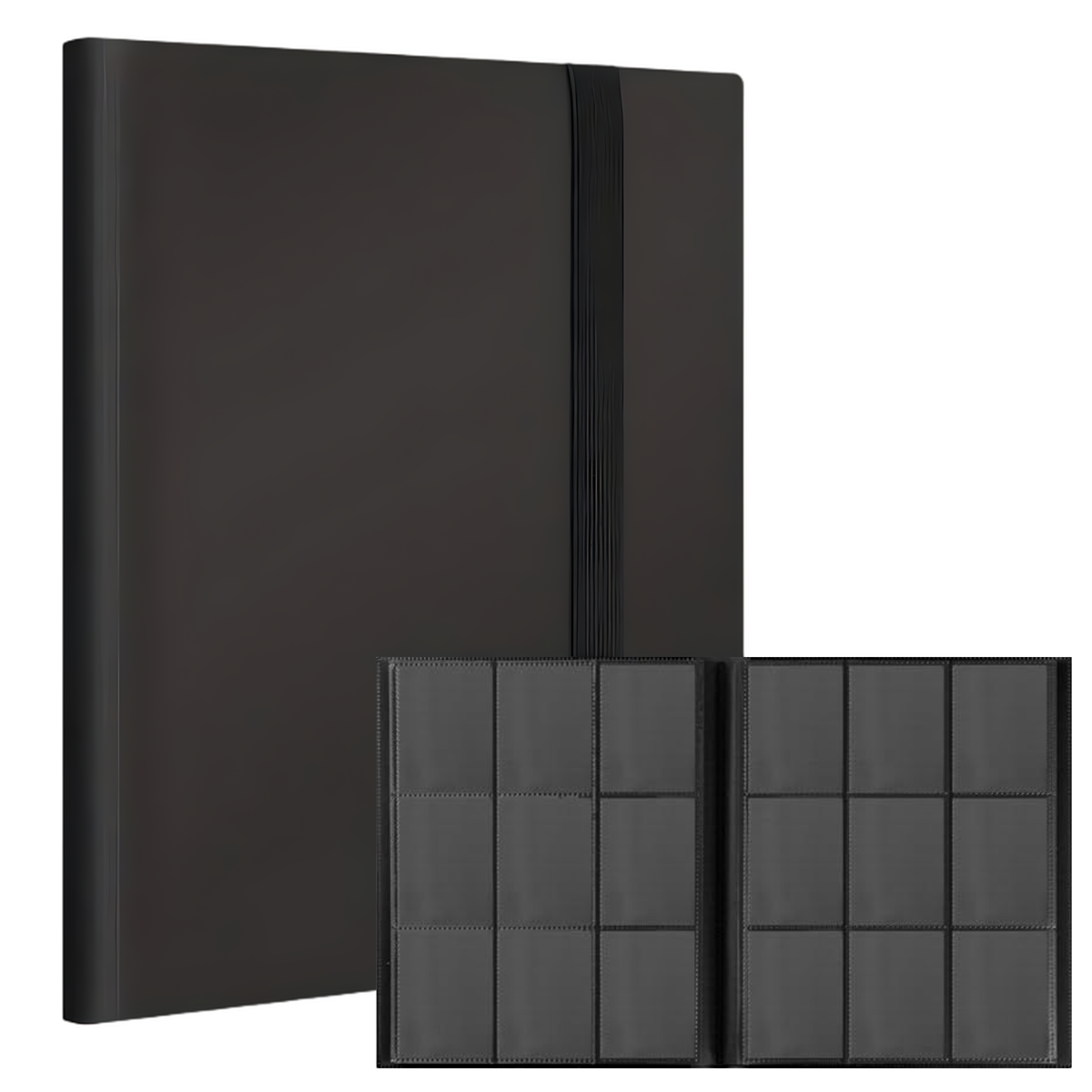 9 Pocket 360 Slot Binder - Black