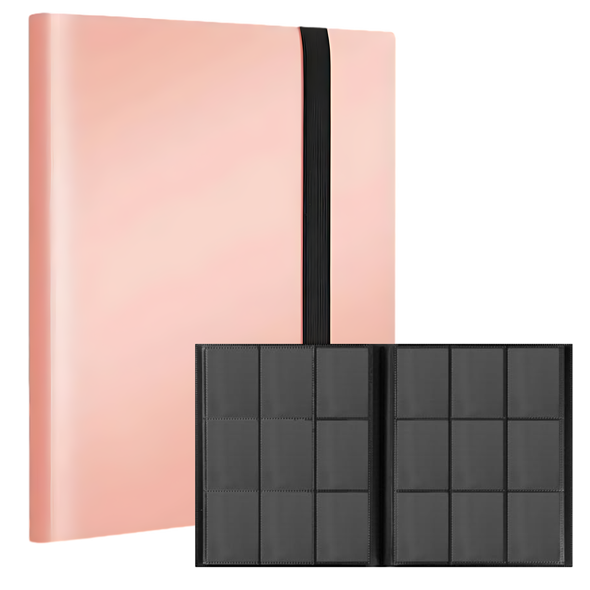 9 Pocket 360 Slot Binder - Pink