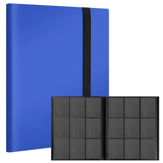 9 Pocket 360 Slot Binder - Blue