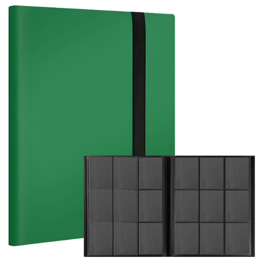 9 Pocket 360 Slot Binder - Green