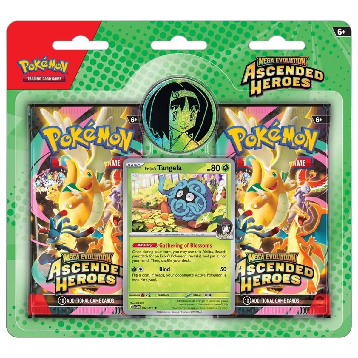 [Pre Order] Ascended Heroes Collection 2 Pack Blister Erika - Pokemon TCG