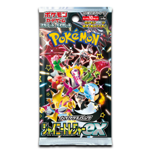 Shiny Treasures EX SV4A Booster Pack - Japanese Pokémon TCG