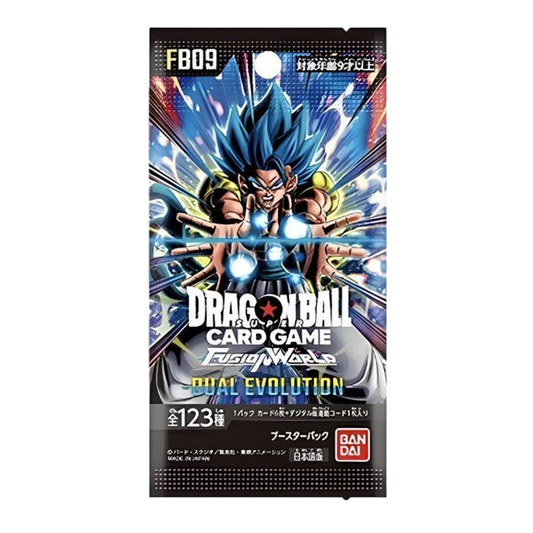 FB-09 Dual Evolution Booster Pack - Japanese Dragon Ball Z Fusion World TCG