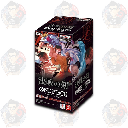 [Pre Order - ETA 5/6] OP-16 Time Of The Battle Booster Box - Japanese One Piece TCG