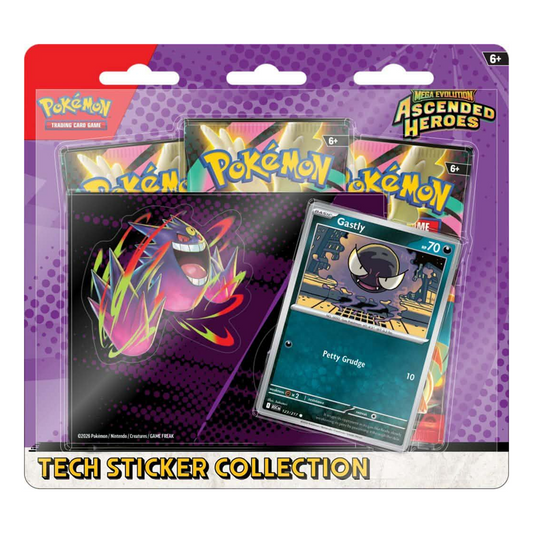[Pre Order] Ascended Heroes Tech Sticker Collection (Gastly) - Pokemon TCG