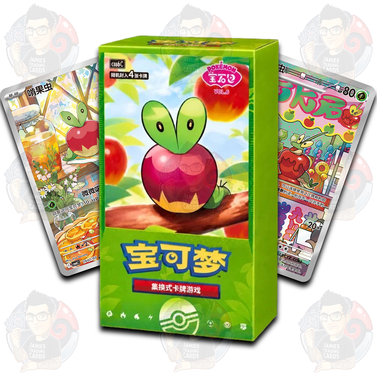 [Pre Order - ETA 14/8] Gem Pack Vol. 6 Chinese Booster Box - Simplified Chinese Pokemon TCG