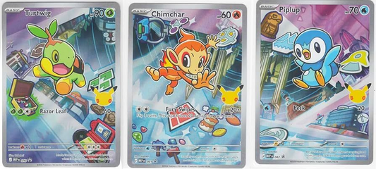 Chimchar/Turtwig/Piplup - MEP40/041/042 - Black Star Promo - Pokemon TCG