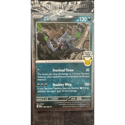 056/084 - Zarude Eb Games Sealed Promo